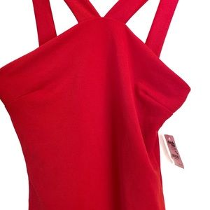 Brand New Charlotte Russe Burnt Orange Halter Neck Bodysuit New with Tags Size M